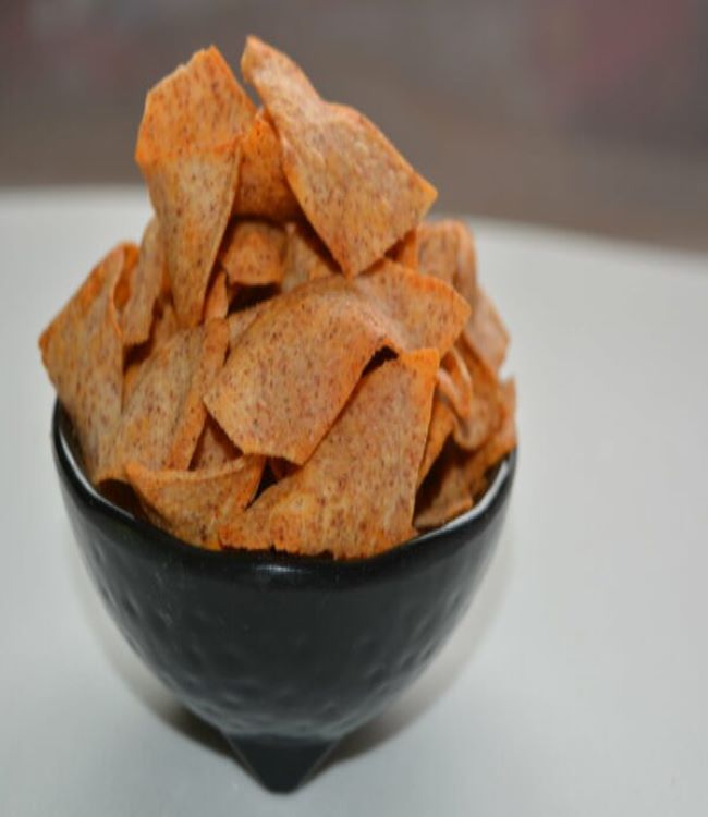Baked Flaxseed Chips