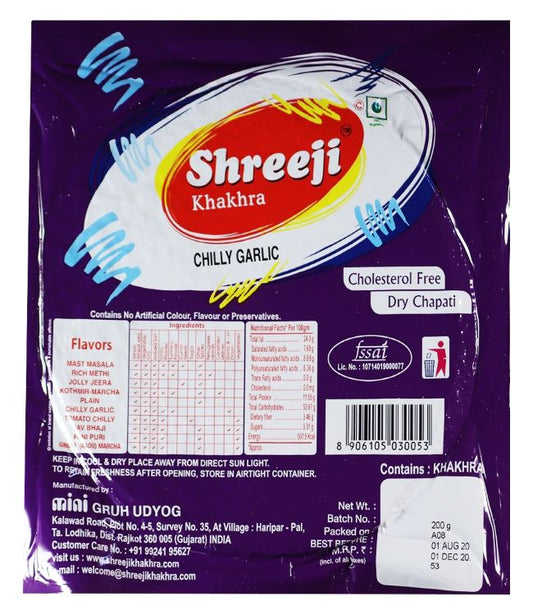 Shreeji Chilly Garlic Khakhra